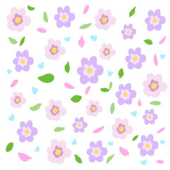 beautiful spring floral pattern