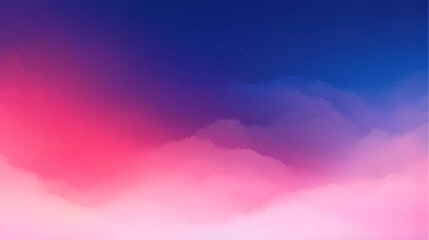 Fototapeta premium Dreamy Abstract Cloudscape with Soft Pink and Blue Gradient-Website Design, Branding, Artistic Visuals
