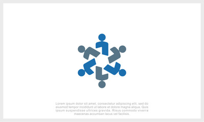 Human resources concept, target market and audience, focus group, public relations, vector icon - Vector