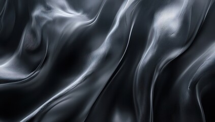 Fototapeta premium Carbon-gray gradients blur into grainy noise textures, creating an abstract elegant backdrop.