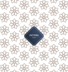 Seamless abstract modern geometric circle pattern.