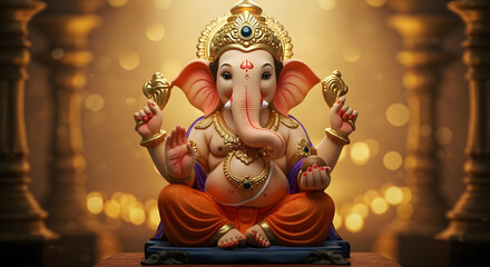 Fototapeta premium statue of ganesh