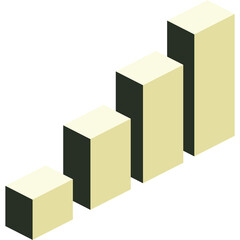 Obraz premium Bar Chart Illustration