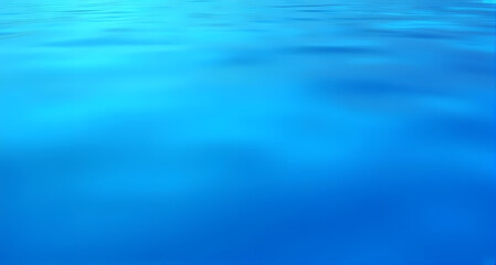 Obraz premium Abstract Blue Water Surface Background