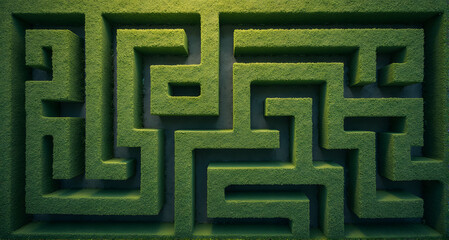 Green Maze Puzzle