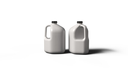Fototapeta premium 3d renderd Gallon jugs bottle isolated image
