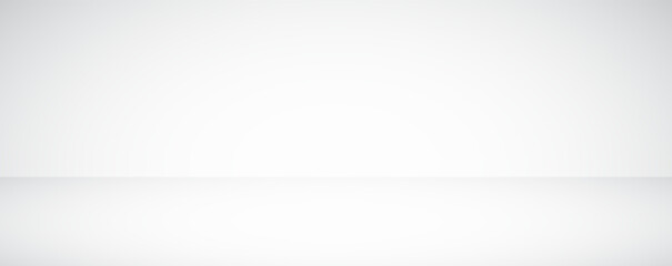 Empty white studio background. Design for displaying product.