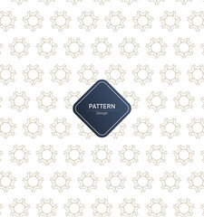 Seamless pattern with geometric pattern