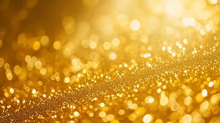Abstract golden glitter background
