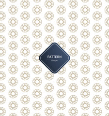 seamless beige pattern with white drops abstract floral background.