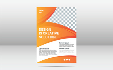 Fototapeta premium Modern Corporate Flyer Design Template