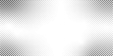 Abstract gradient halftone wave dotted textured pattern. Retro comic pop art backdrop with halftone dots design. Vintage backdrop for comic superhero text, speech bubble, message.