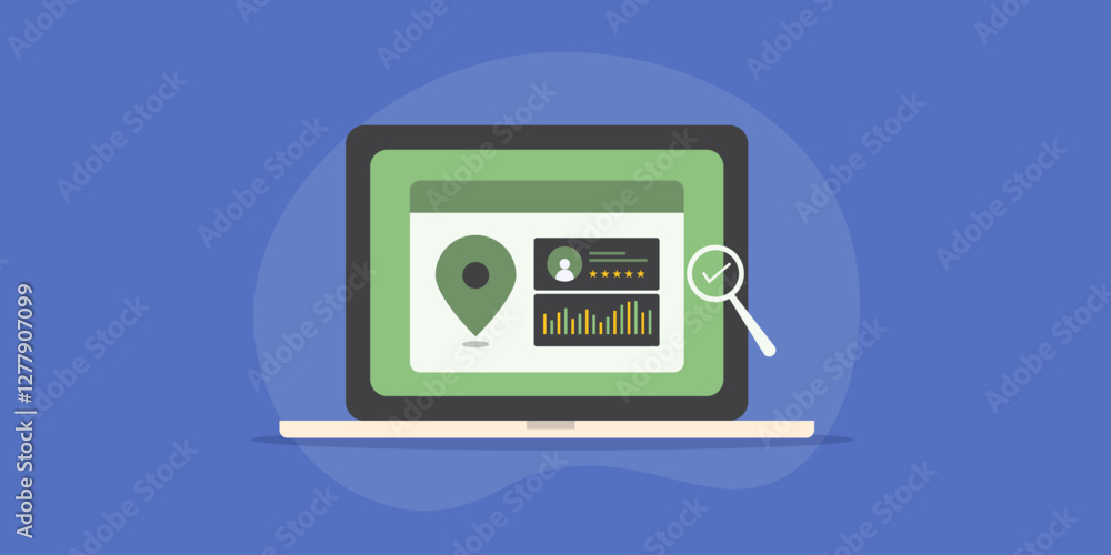Poster customer feedback, business hours and map direction display on search page, local business store opt