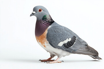 Fototapeta premium Bird isolated on white background.