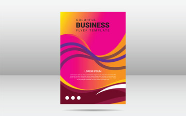 Corporate business flyer design template