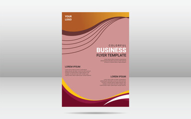 Corporate business flyer design template
