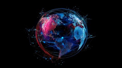 Obraz premium abstract blue background