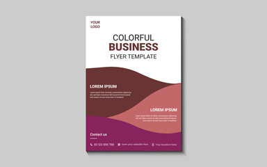 Corporate business flyer design template