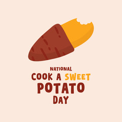 National Cook a Sweet Potato Day. February.