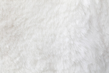 The image is a close up of a white fur texture