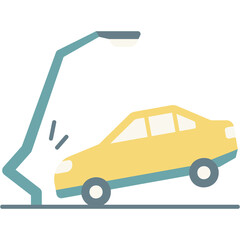 Car Collision Illustration