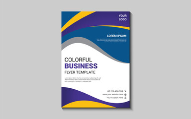 Corporate business flyer design template
