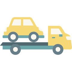 Towing Car Illustration