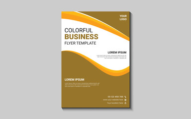 Corporate business flyer design template