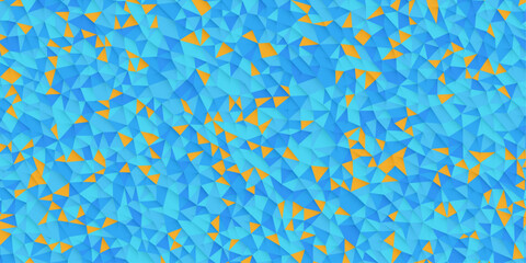 Dynamic Fractured Geometric Triangular Design