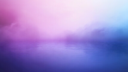 Obraz premium Soft Gradient of Pink and Blue with Misty Effect, Serene Background