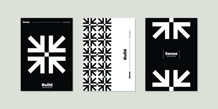 Modern Geometric Business Presentation Templates. Minimalist Geometric Cover. Flyer Design. Poster. Banner. Background. Brochure. Catalog. Magazine. Notebook.