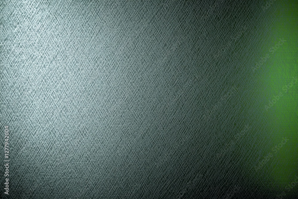 Poster textured abstract digital art with green gradient and crosshatch pattern