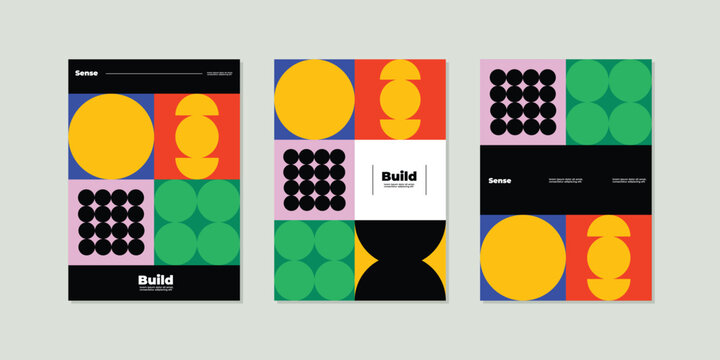 Modern Geometric Business Presentation Templates. Minimalist Geometric Cover. Flyer Design. Poster. Banner. Background. Brochure. Catalog. Magazine. Notebook.
