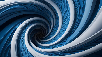 Futuristic Abstract Waves with Soft Blue Gradient – 4K Ultra HD
