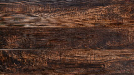 Dark walnut wooden floor with a glossy finish and rich textures