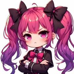 Playful Chibi Tsundere