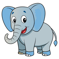 funny elephant cartoon