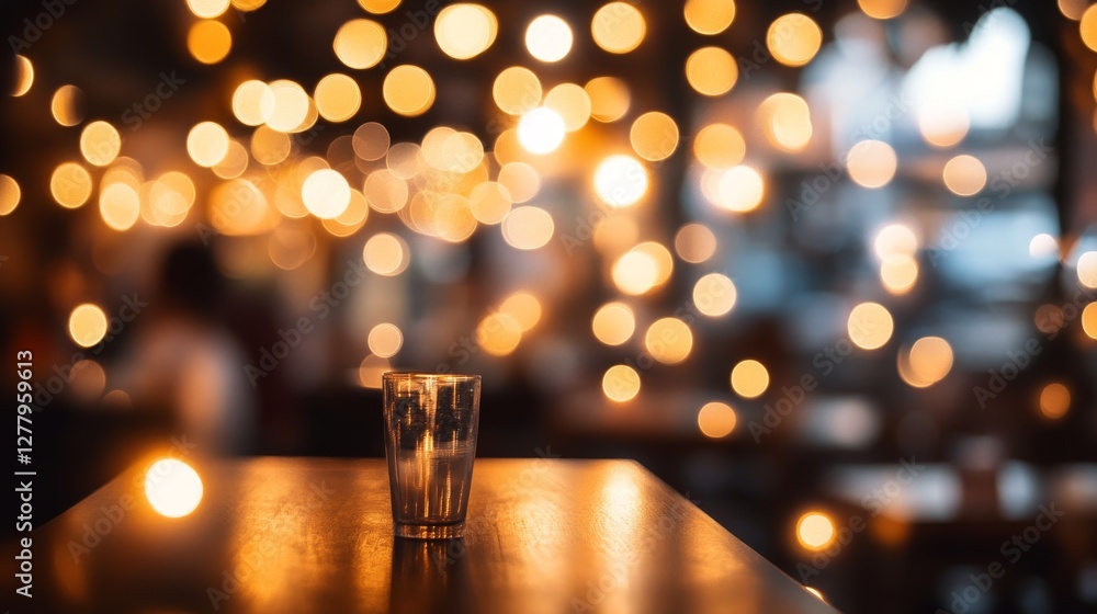 Poster bokeh background with soft grey lights, perfect for creating a festive or special occasion atmospher