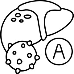 Hepatitis A Icon
