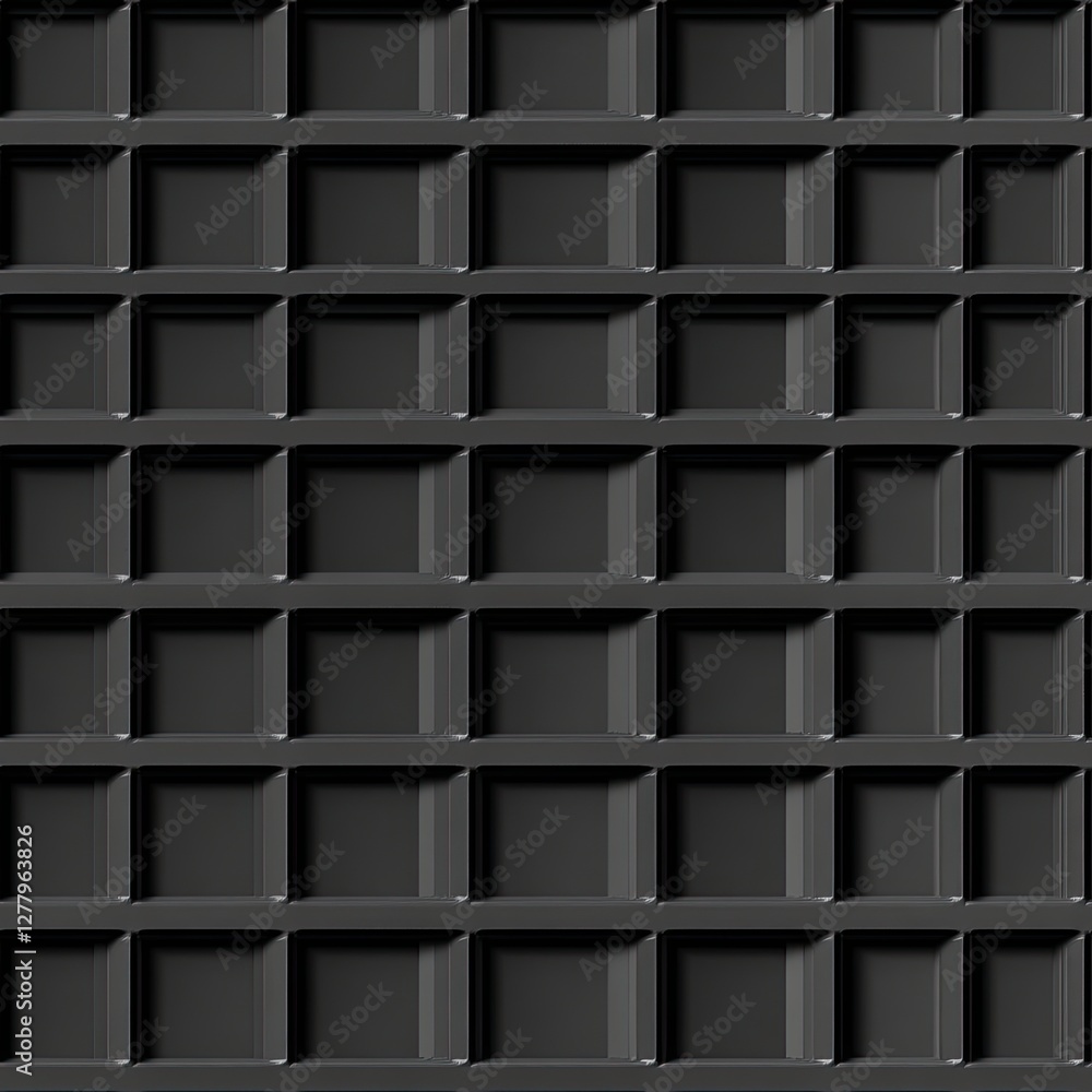 Poster Seamless Waffle Pattern Overlapping Grid Lines Design for Modern Textures