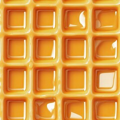 Stylish Waffle Pattern Design Overlapping Layers Seamless Texture for Modern Backgrounds