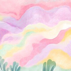 colourful background with watercolour 