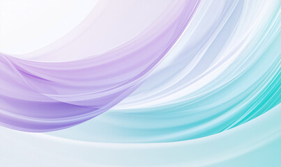 Naklejka premium Soft Teal and Lavender Swirl with Gentle Rotational Rings for a Serene Abstract Design