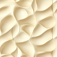 Seamless Waffle Pattern Design Soft Organic Curves Rounded Texture
