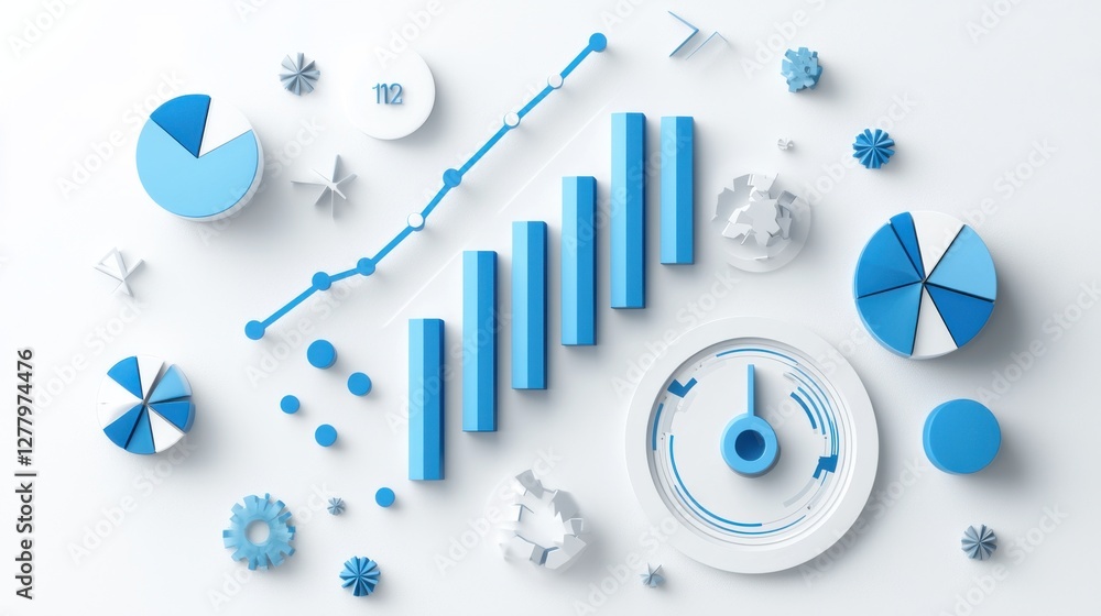 Aufkleber comprehensive business data analytics dashboard showcasing insightful charts and graphs