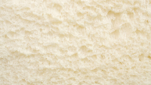 Macro bread slice texture pattern background close up