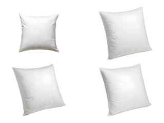 White pillow mockups, Pillows, and bedding pillows isolated