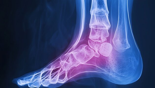 Achilles tendon xray idear