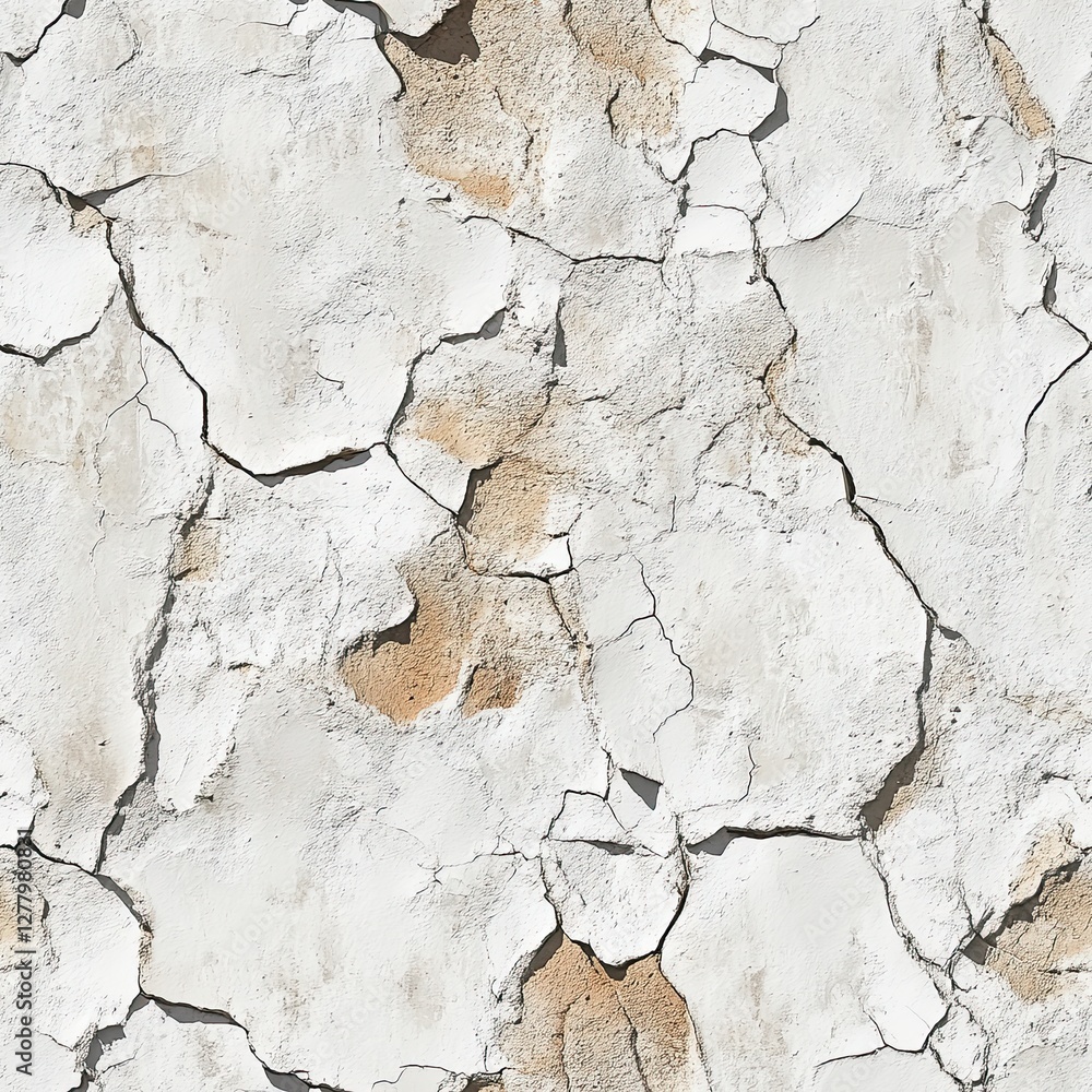 Poster weathered stucco seamless texture rustic pattern design for architecture