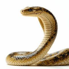 Fototapeta premium snake with white background